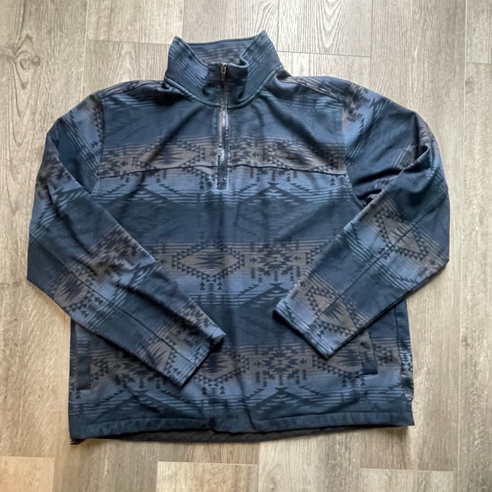 Dakine Men's Navy Patterned Luxe Fleece